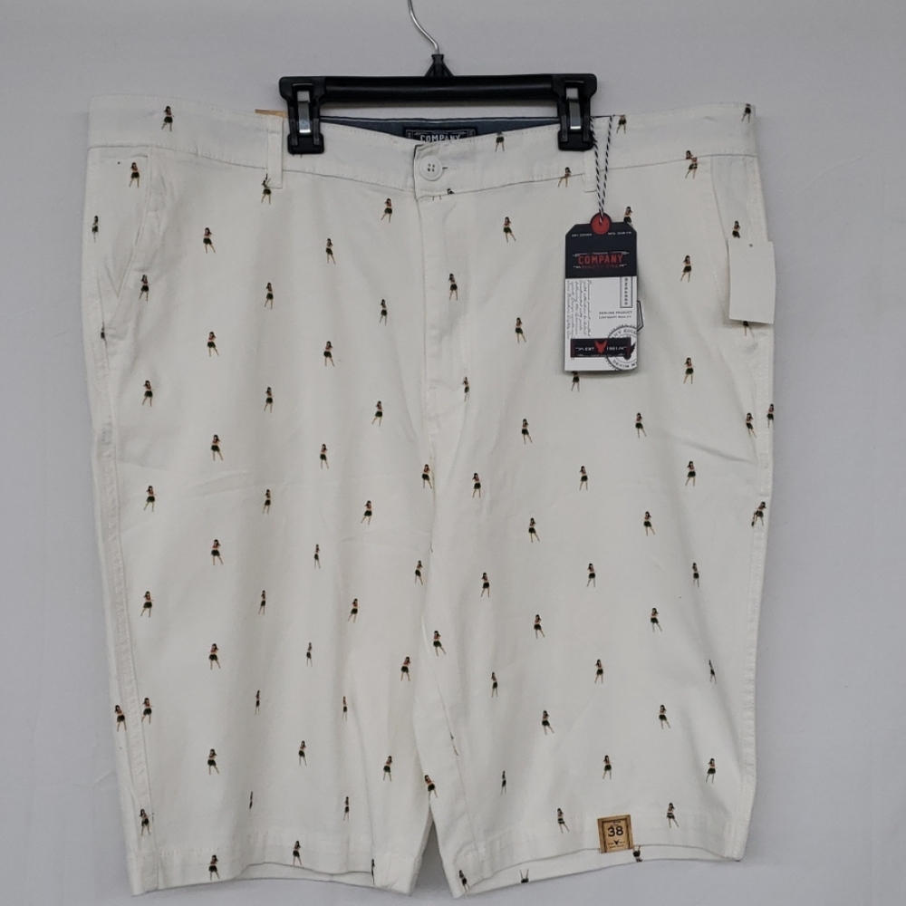 Company Eighty One 81 Hula Girl Stretch Fit Shorts